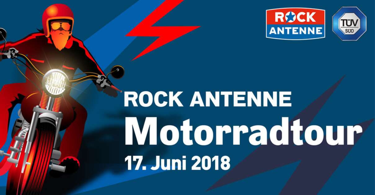 Die ROCK ANTENNE-Motorradtour 2018 nimmt Kurs auf