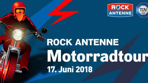 Die ROCK ANTENNE-Motorradtour 2018 nimmt Kurs auf