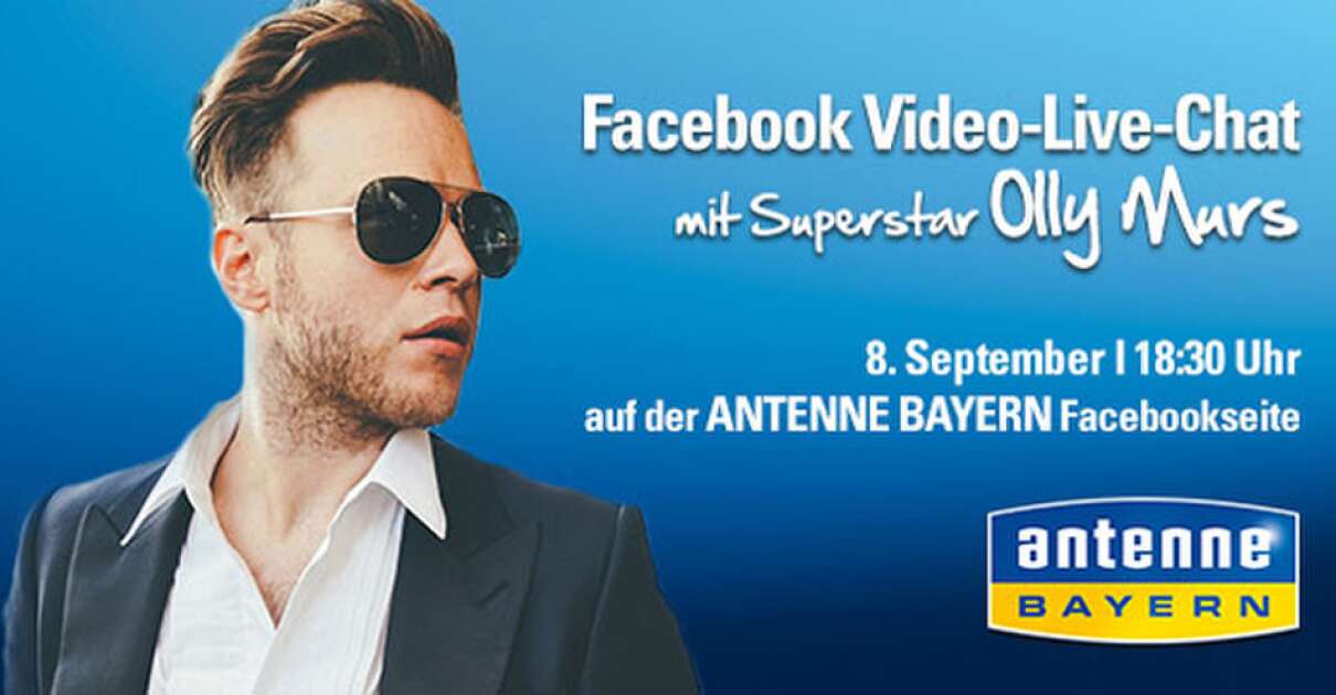 Superstar Olly Murs übernimmt ANTENNE BAYERN Facebook-Kanal