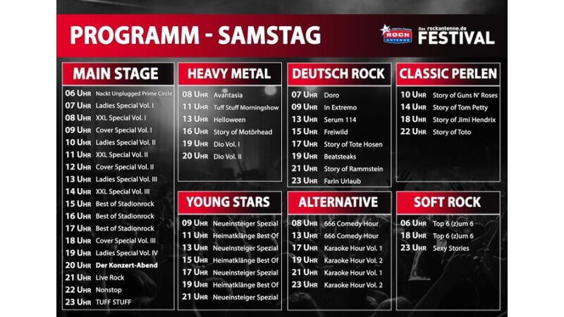 Programm Samstag