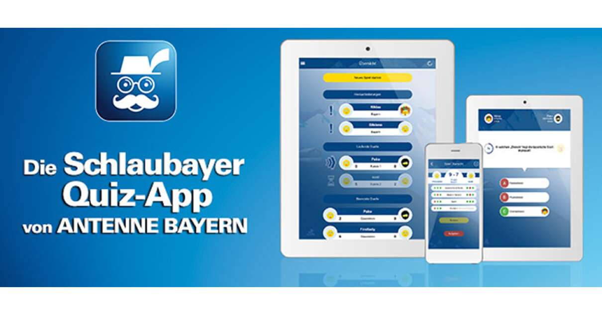 ANTENNE BAYERN startet eigene bayerische Quiz-App: Schlaubayer