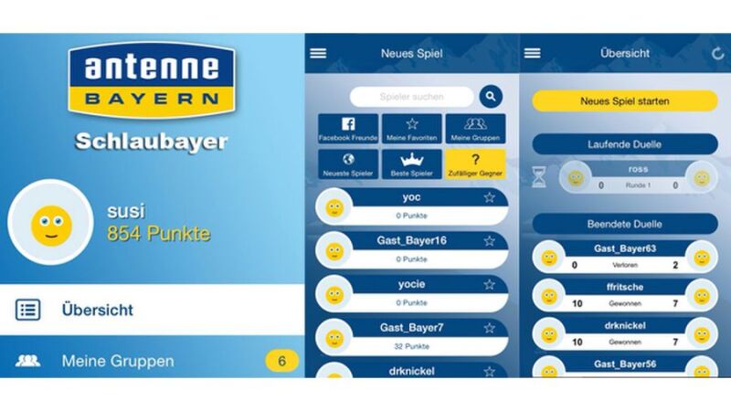 ANTENNE BAYERN startet eigene bayerische Quiz-App: Schlaubayer