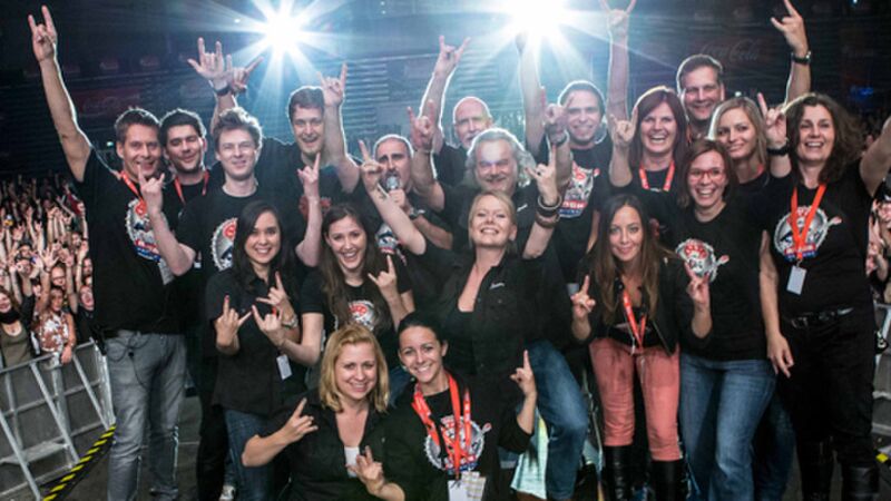 Das ROCK ANTENNE-Team