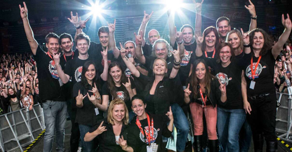 Das ROCK ANTENNE-Team