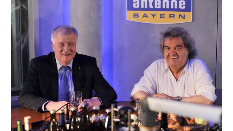 Horst Seehofer und Helmut Markwort 