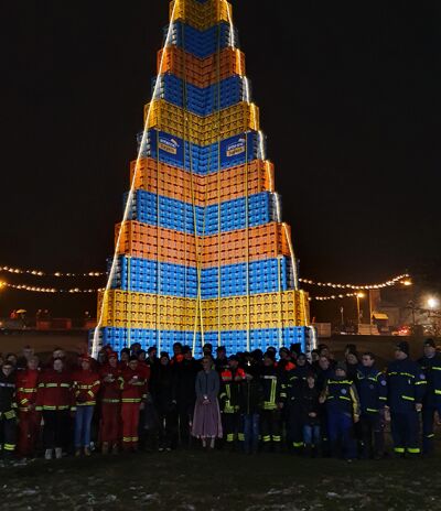 Weihnachtsbaum-Team