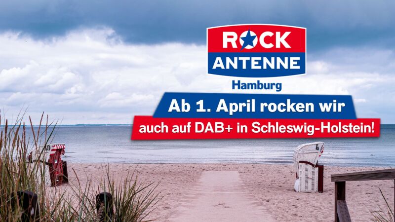 ROCK ANTENNE Hamburg in Schleswig-Holstein via DAB+