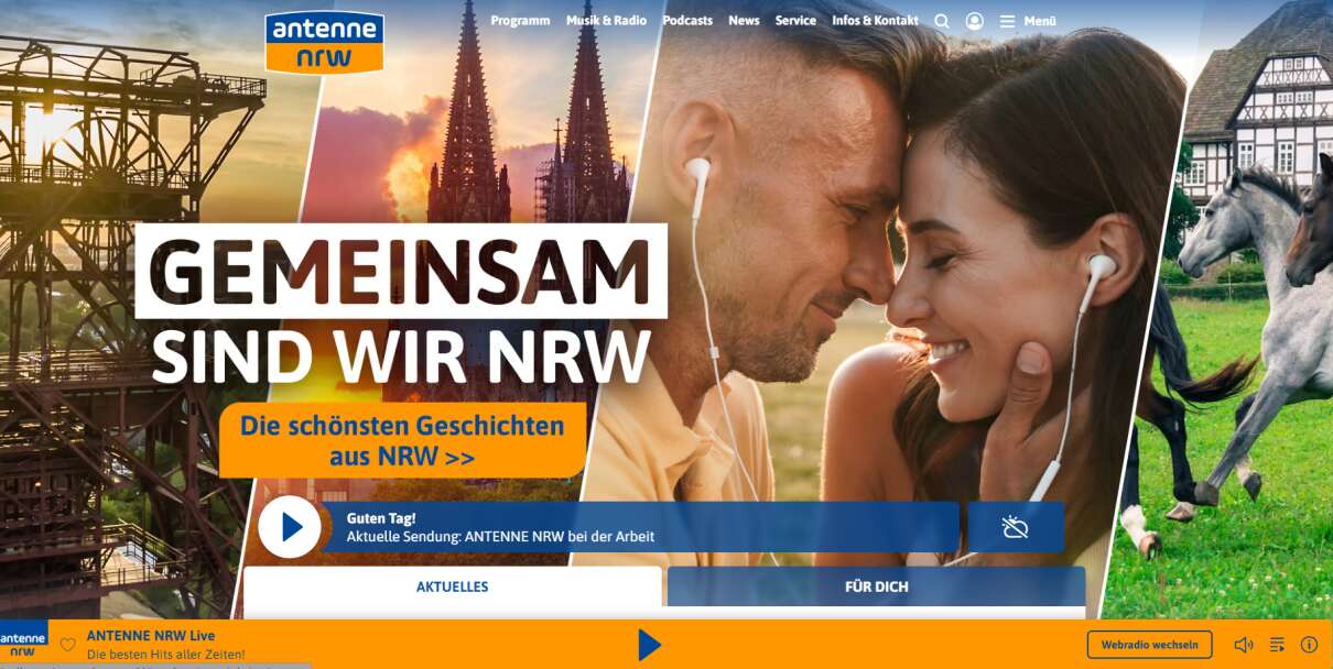 ANTENNE NRW ONE AUDIO PLATFORM