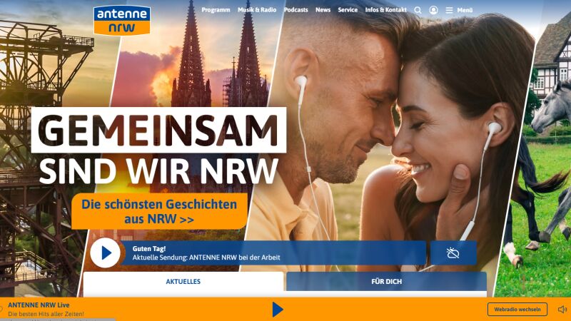 ANTENNE NRW ONE AUDIO PLATFORM