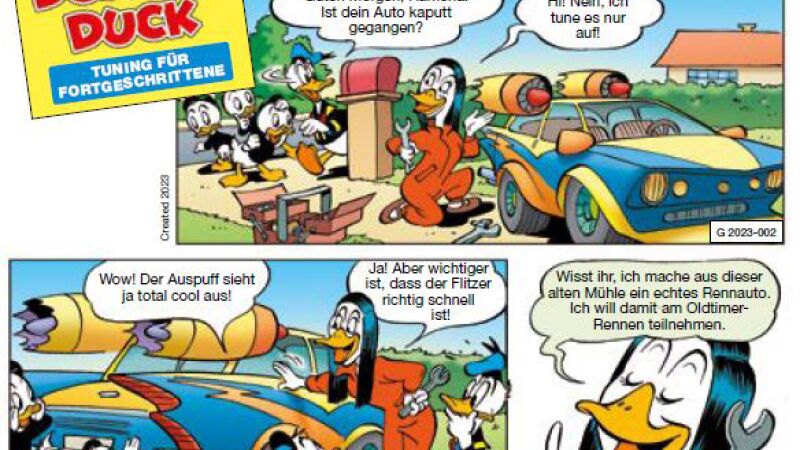 ANTENNE BAYERN-Hörerin in neuer Donald Duck Geschichte // Credit „Disney“
