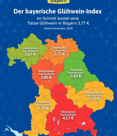 ANTENNE BAYERN Glühwein-Index 2023