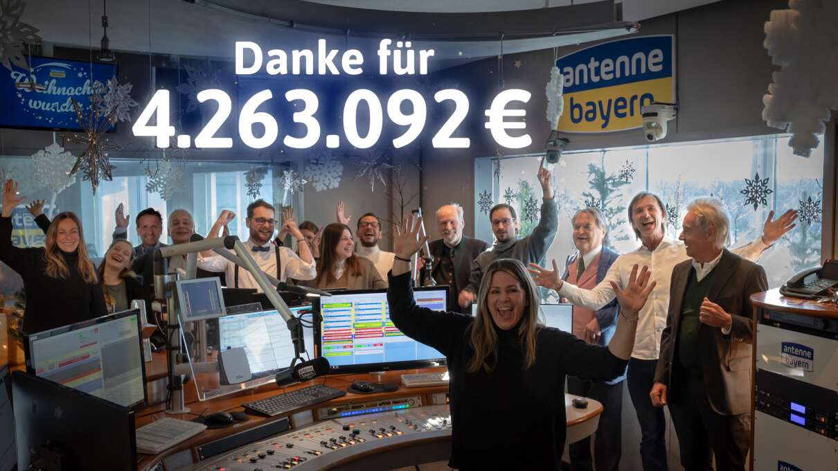 Stiftung ANTENNE BAYERN hilft Spendenstand 2023
