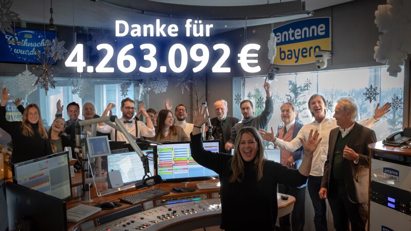 Stiftung ANTENNE BAYERN hilft Spendenstand 2023