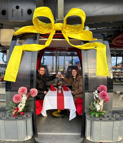 ANTENNE BAYERN Gondel-Light-Dinner mit Laura und Philipp
