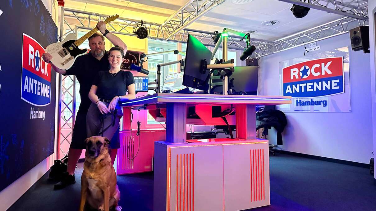 ROCK ANTENNE Hamburg nun im Audiohafen Spitalerstraße