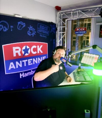 ROCK ANTENNE Hamburg nun im Audiohafen Spitalerstraße 