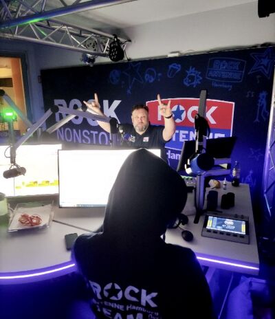 ROCK ANTENNE Hamburg nun im Audiohafen Spitalerstraße 