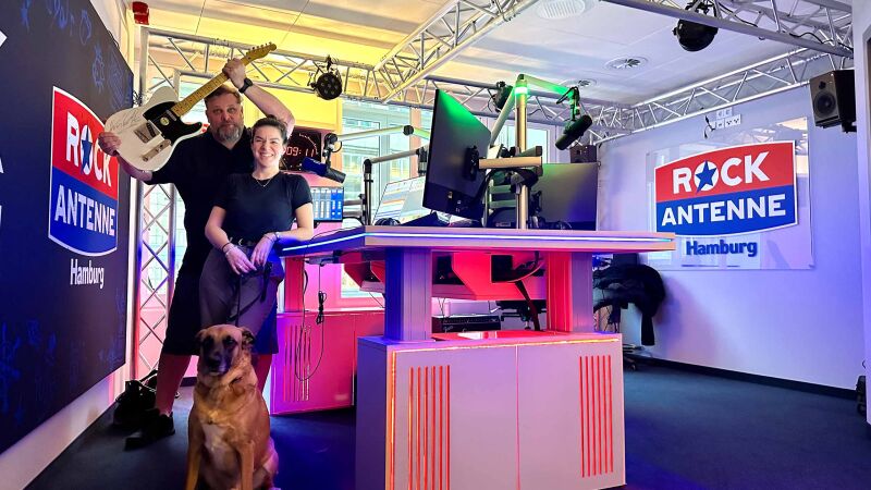 ROCK ANTENNE Hamburg nun im Audiohafen Spitalerstraße 