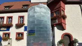 ANTENNE BAYERN Maßkrug aus Eis