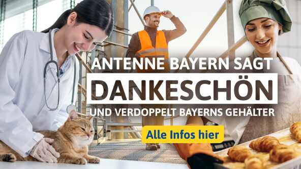 ANTENNE BAYERN sagt Dankeschön