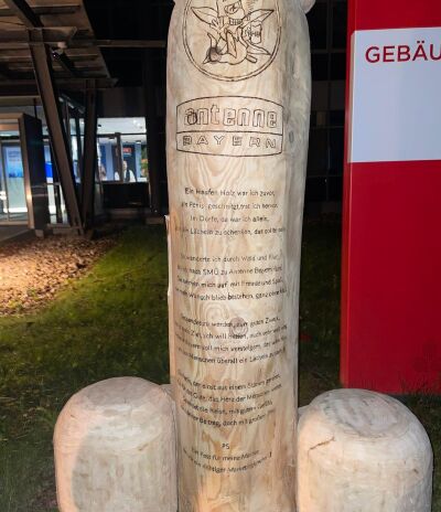 ANTENNE BAYERN_Schwabmünchner Holz-Penis