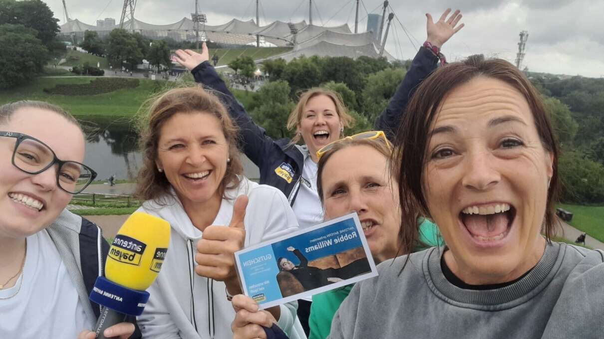 ANTENNE BAYERN_Robbie Williams_Birgit-Alexandra-Eva-und-Susanne