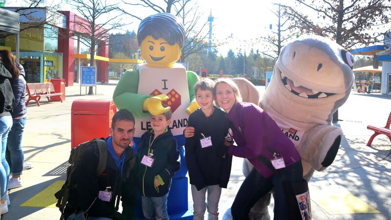 Familie Loher im LEGOLAND ® Deutschland Resort