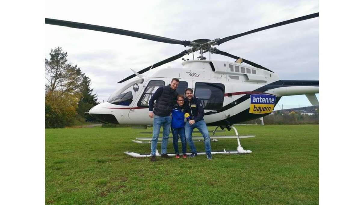 Der 10jährige Andi aus Altmannstein als CoPilot im ANTENNE BAYERN