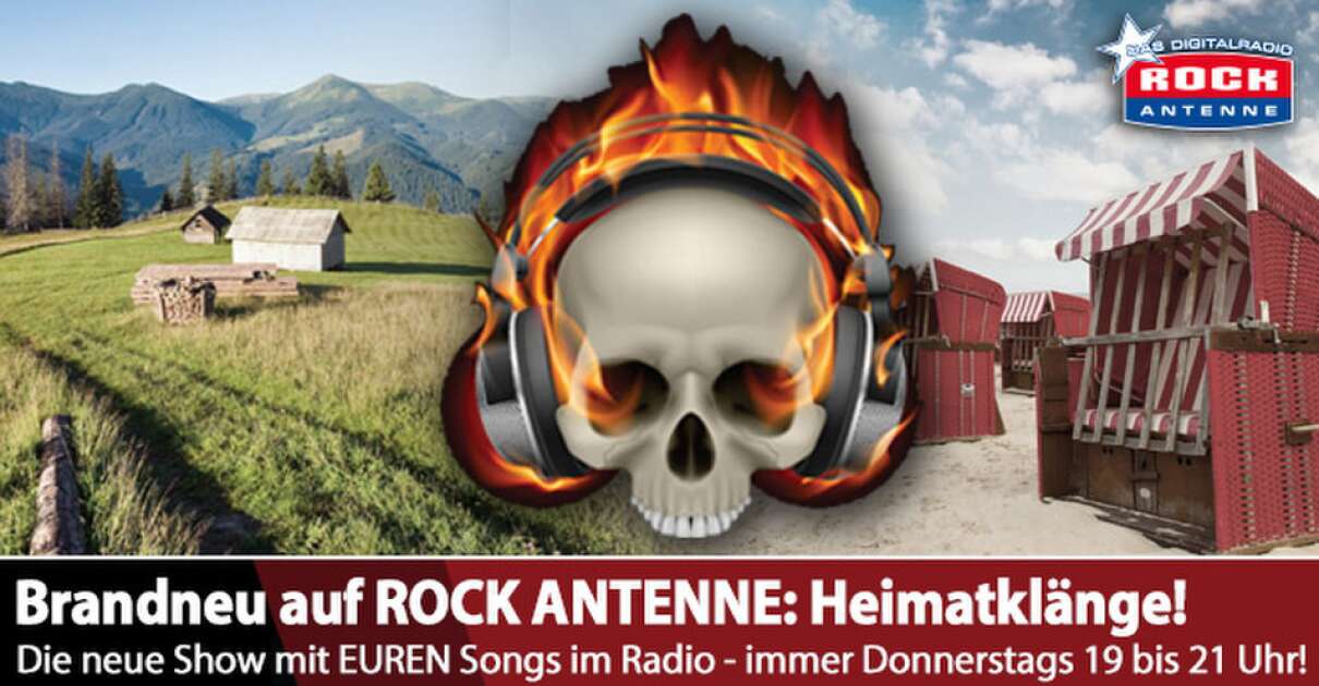 Neue Show auf ROCK ANTENNE 'Heimatklänge' bringt Bands aus Deutschland